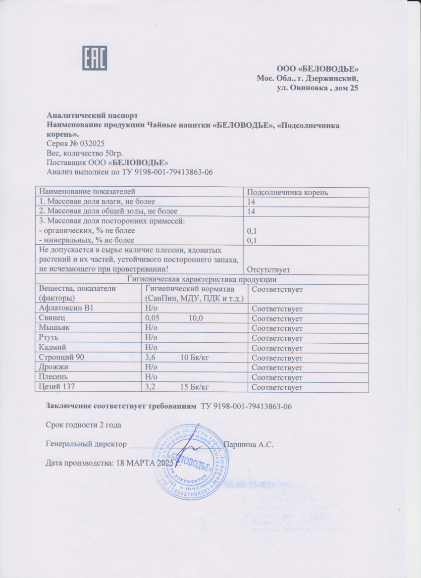 Паспорт №032025